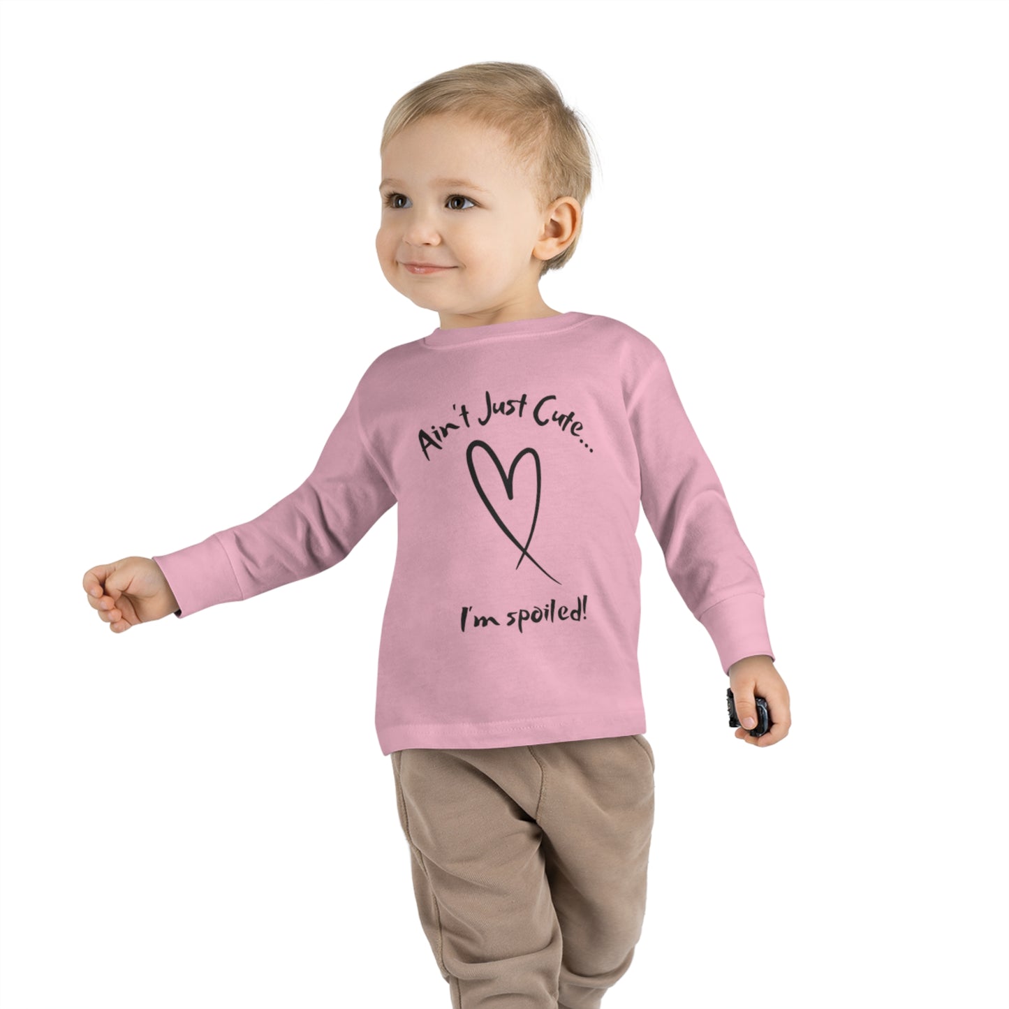 "Spoiled" Toddler Long Sleeve Tee