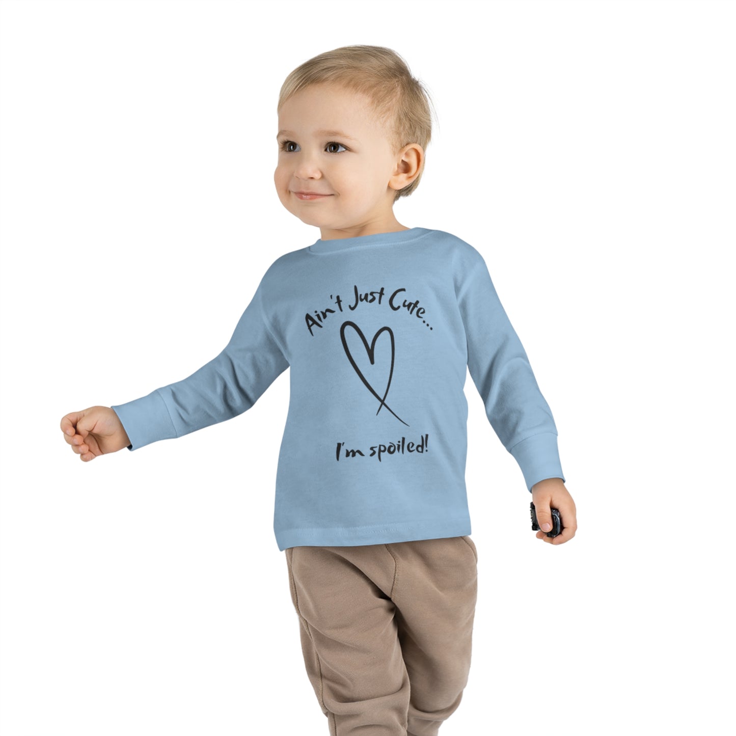 "Spoiled" Toddler Long Sleeve Tee