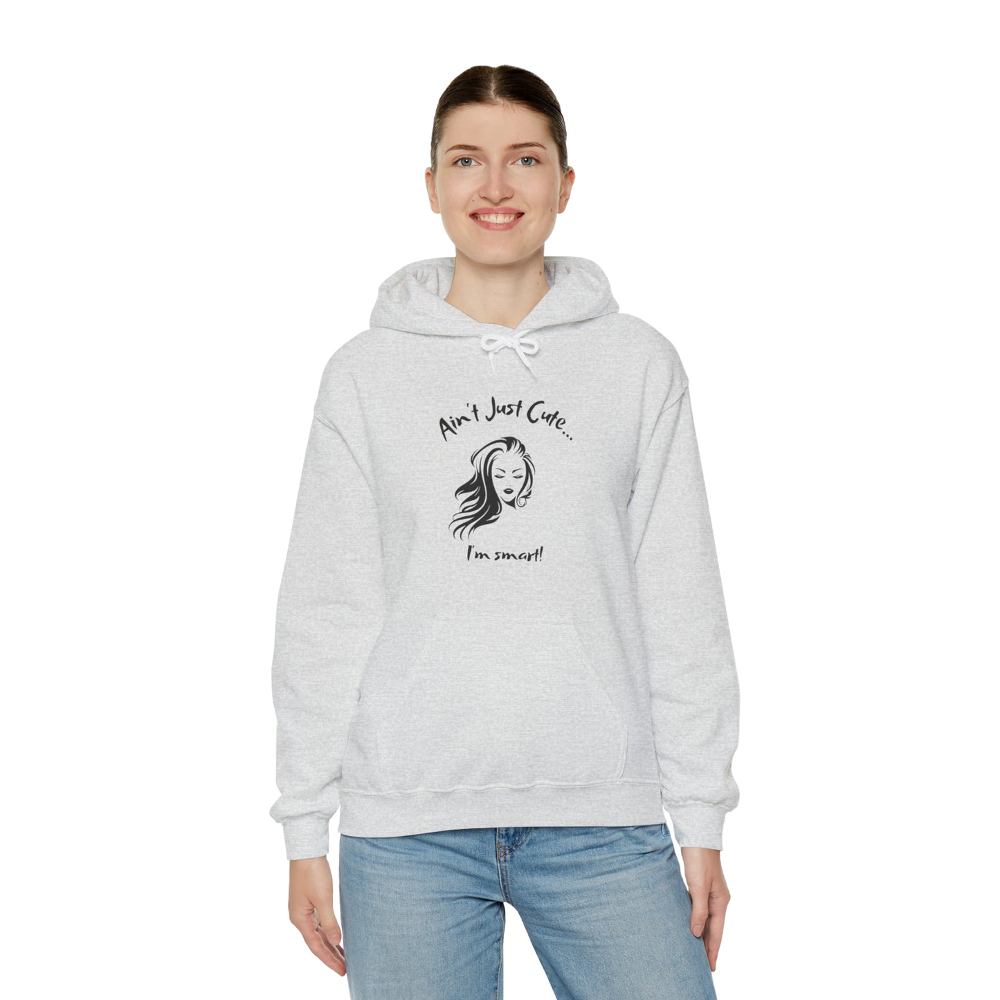 "Smart" Goddess - Heavy Blend™ Hooded Sweatshirt