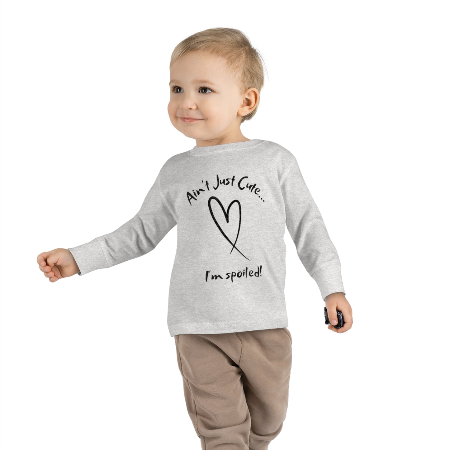 "Spoiled" Toddler Long Sleeve Tee