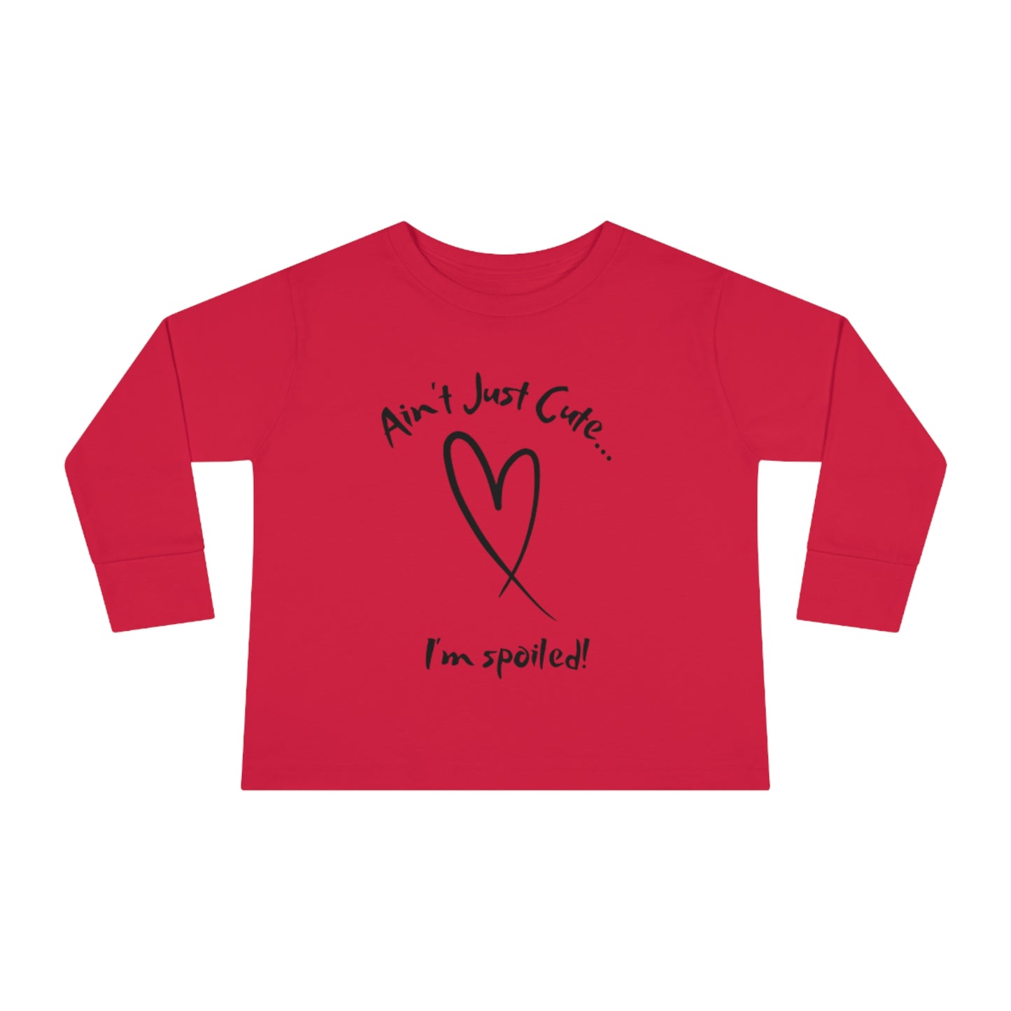 "Spoiled" Toddler Long Sleeve Tee