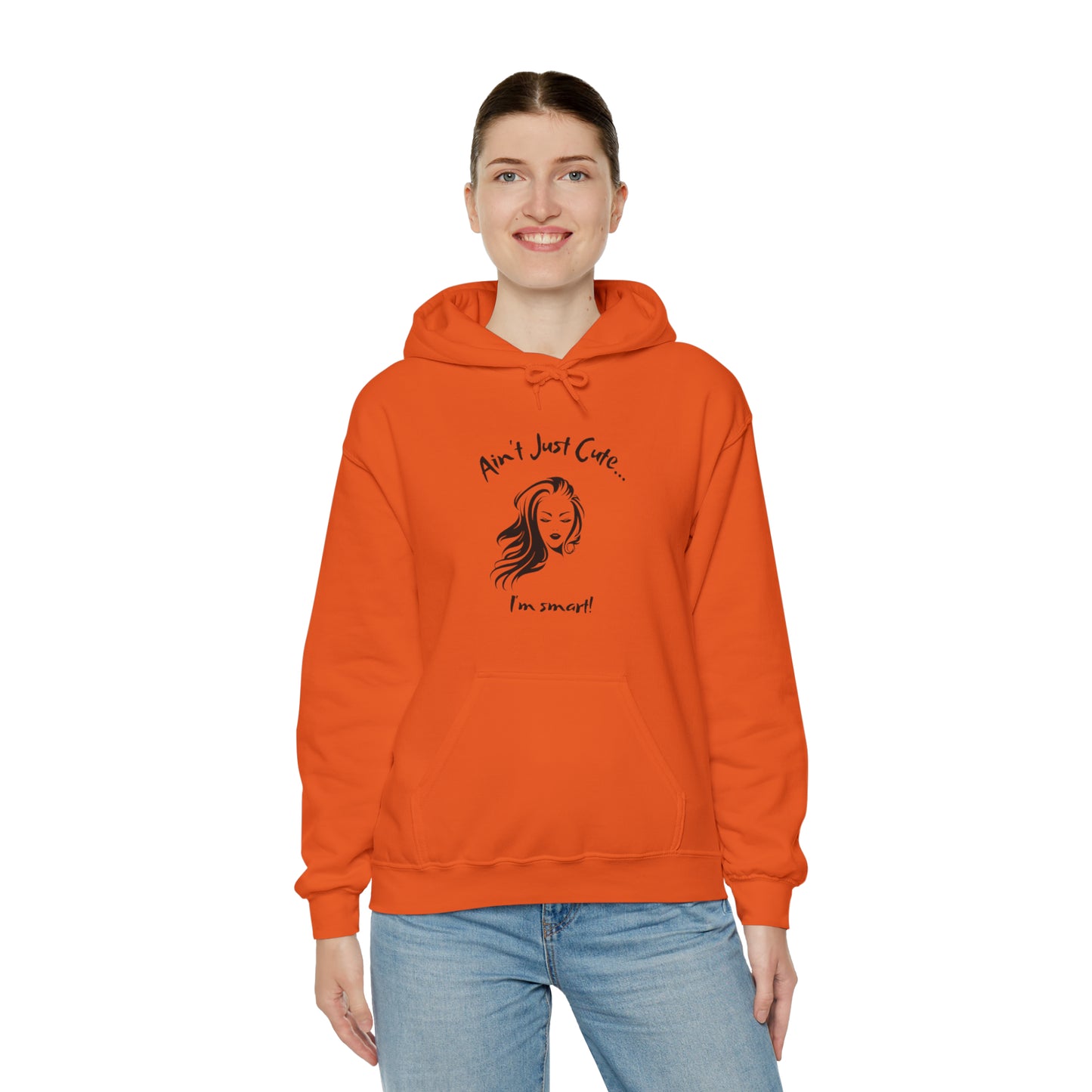 "Smart" Goddess - Heavy Blend™ Hooded Sweatshirt