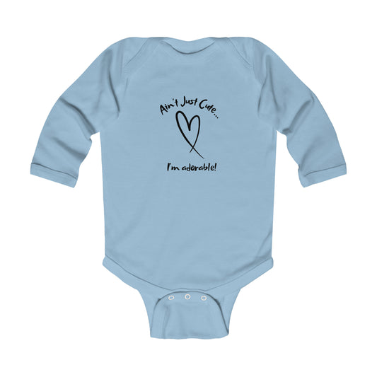 "Adorable" - Infant Long Sleeve Bodysuit