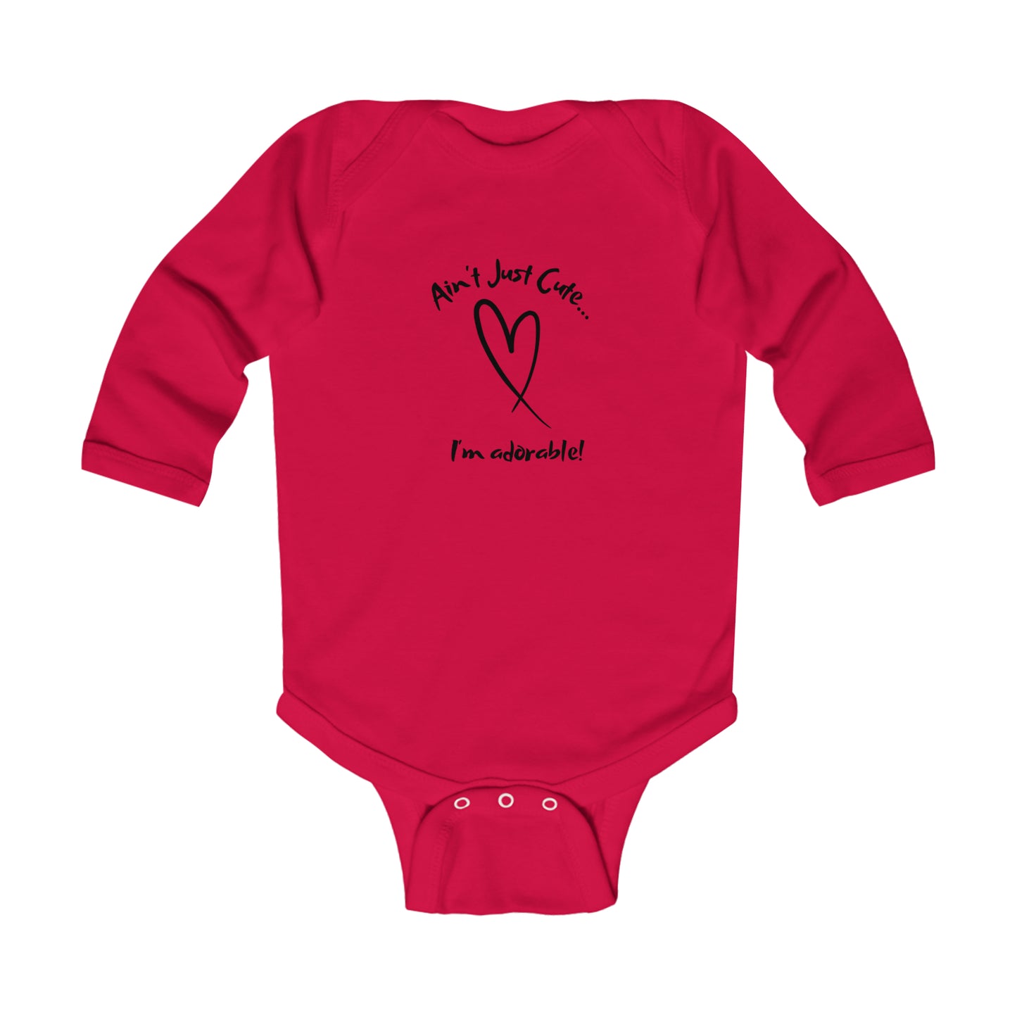 "Adorable" - Infant Long Sleeve Bodysuit