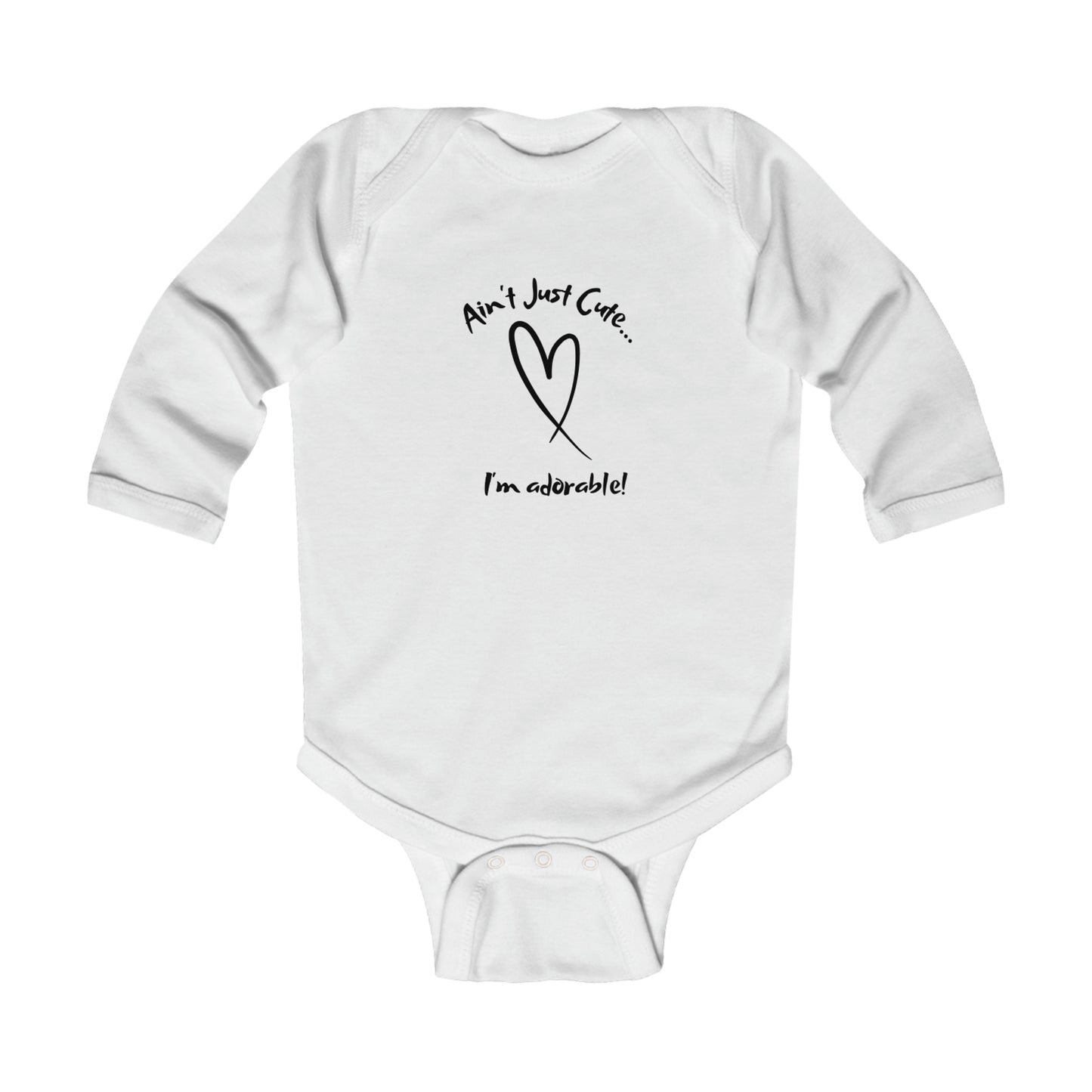 "Adorable" - Infant Long Sleeve Bodysuit