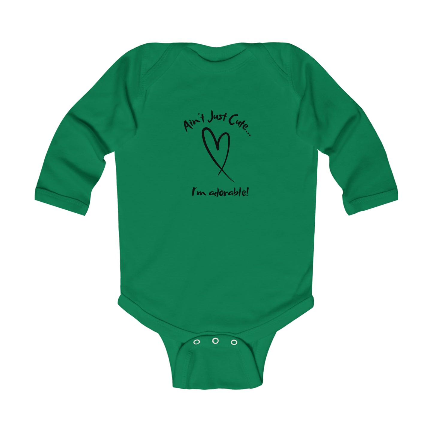 "Adorable" - Infant Long Sleeve Bodysuit