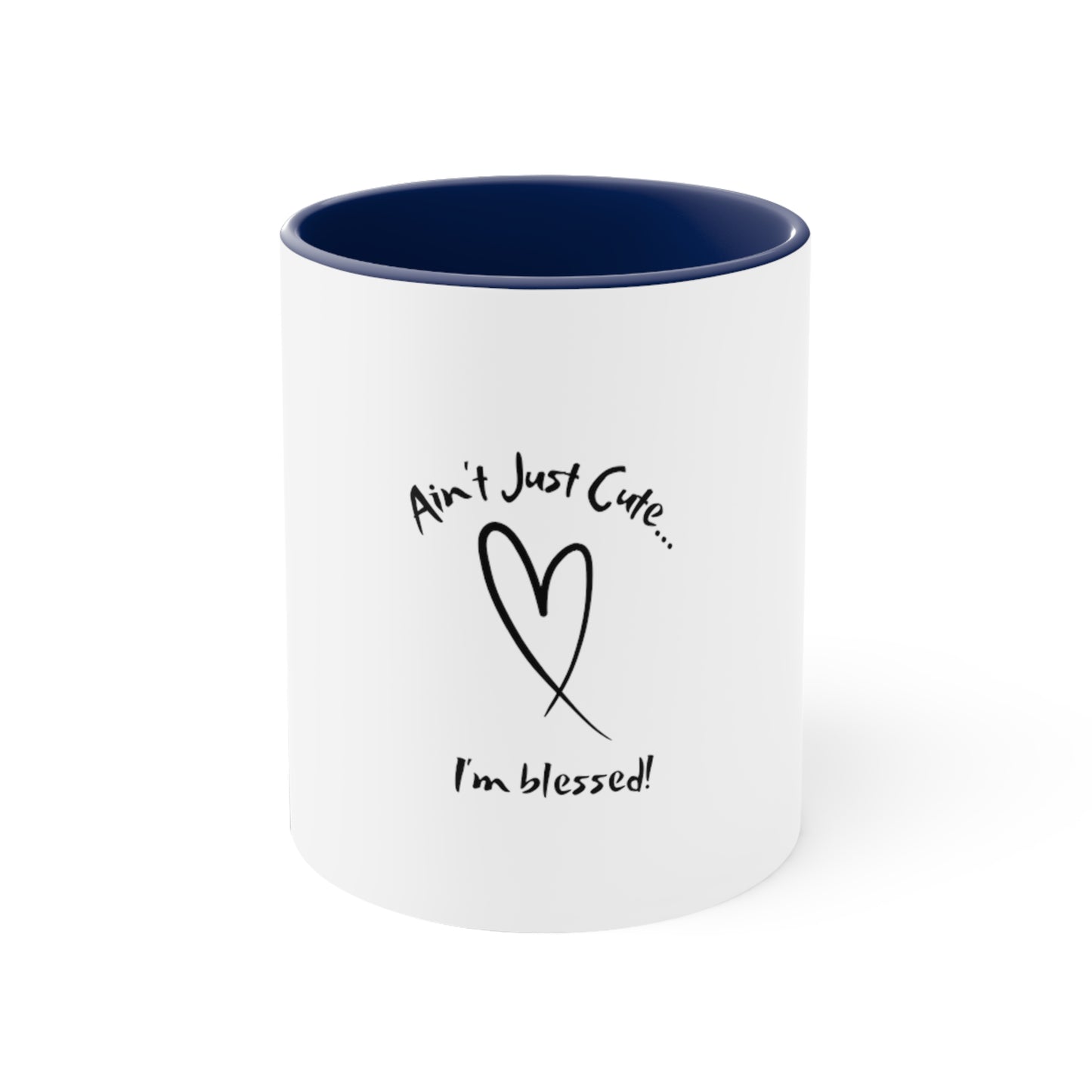 "Blessed" 2 Tone Coffee Mug, 11oz