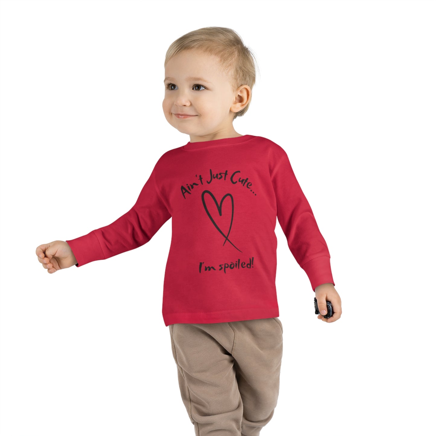 "Spoiled" Toddler Long Sleeve Tee