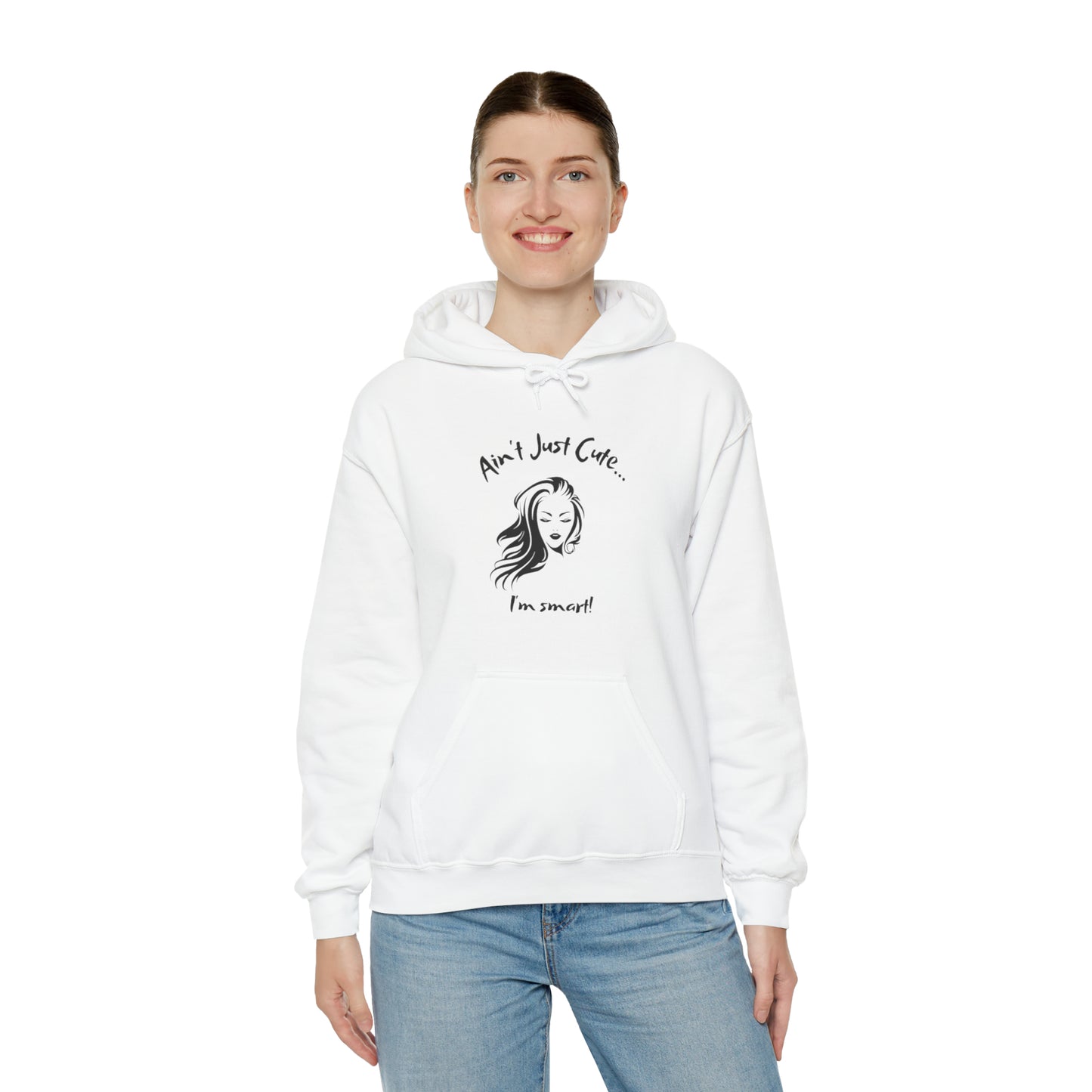 "Smart" Goddess - Heavy Blend™ Hooded Sweatshirt