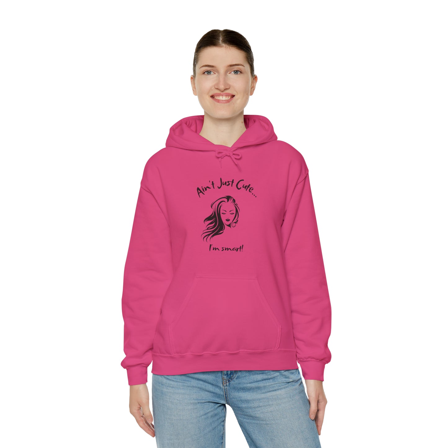 "Smart" Goddess - Heavy Blend™ Hooded Sweatshirt