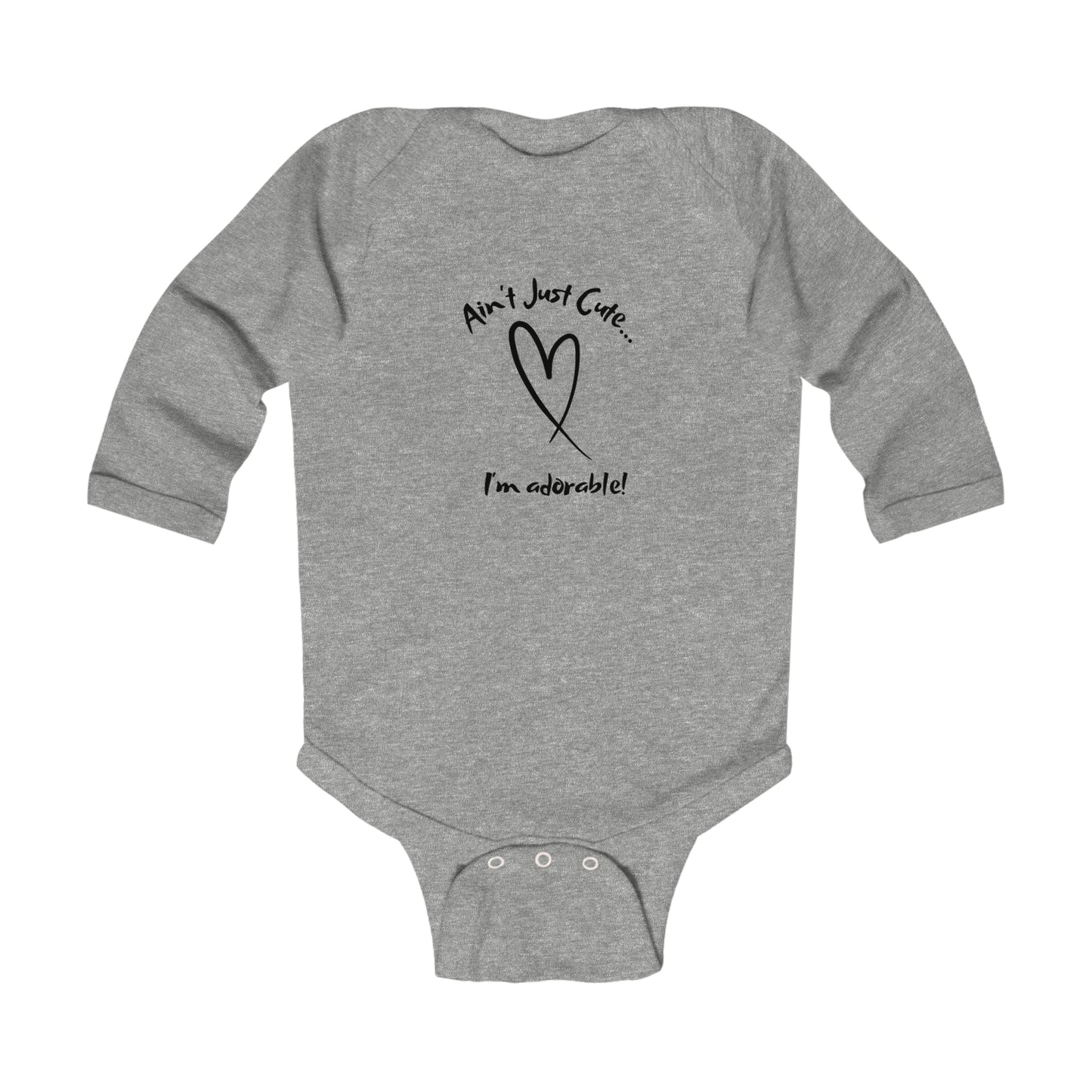 "Adorable" - Infant Long Sleeve Bodysuit