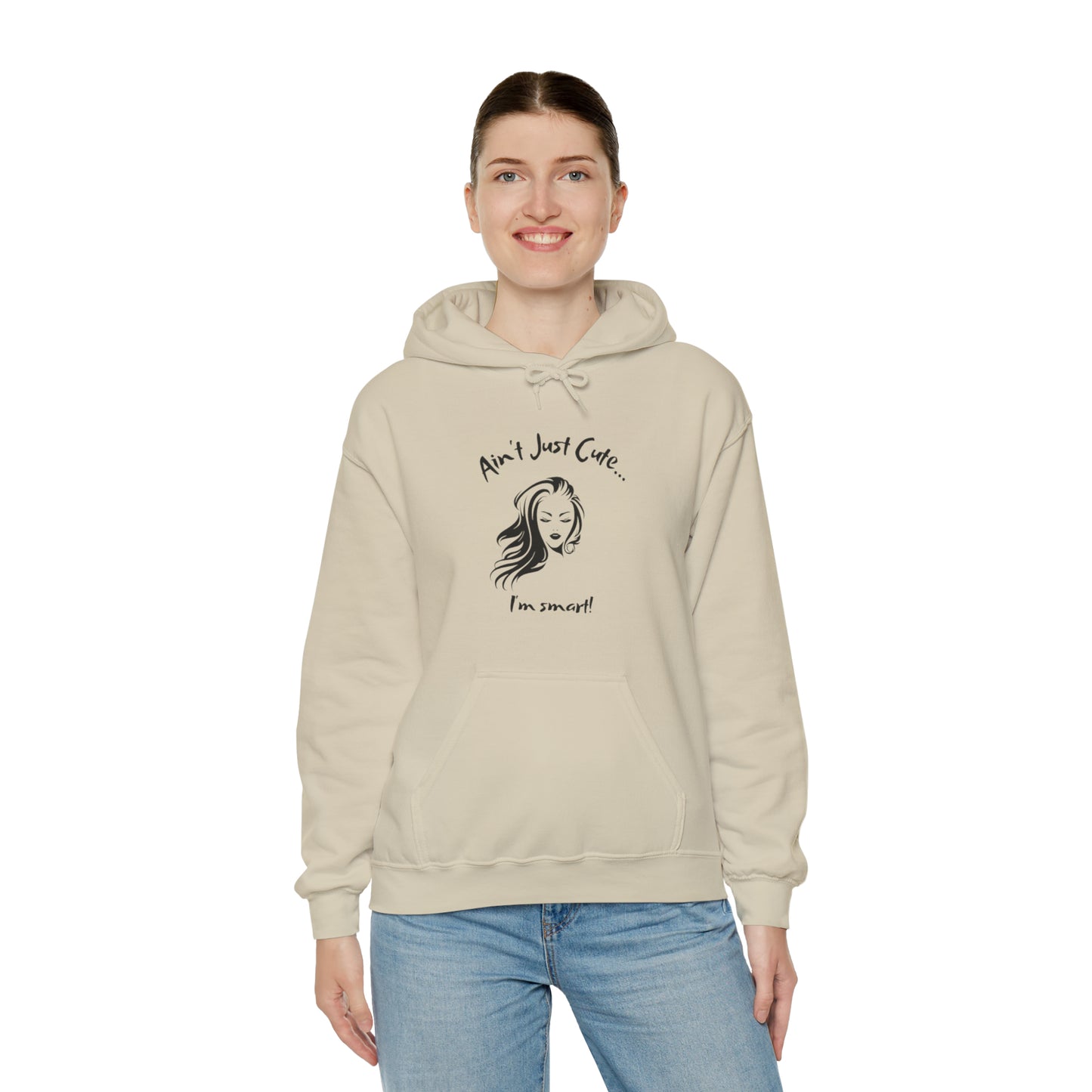 "Smart" Goddess - Heavy Blend™ Hooded Sweatshirt