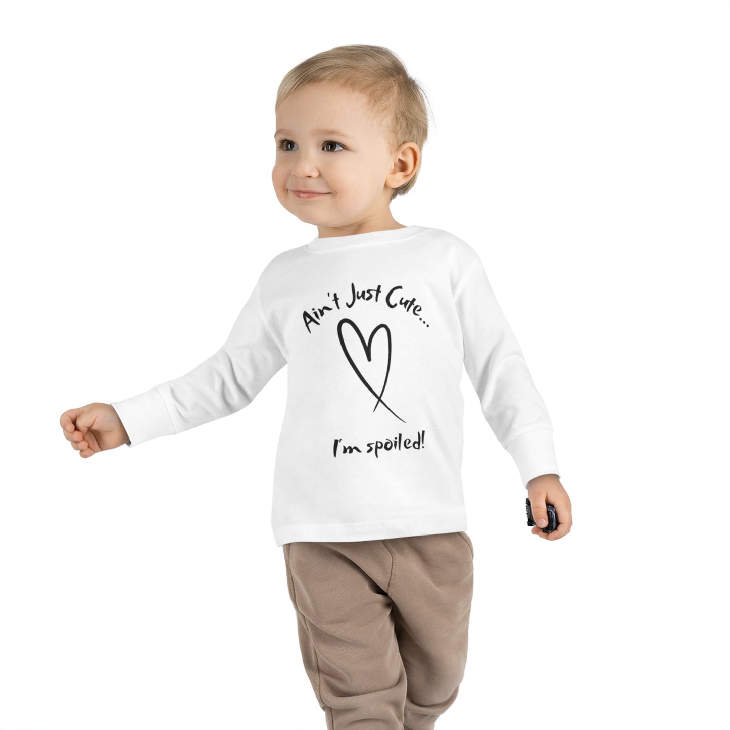 "Spoiled" Toddler Long Sleeve Tee