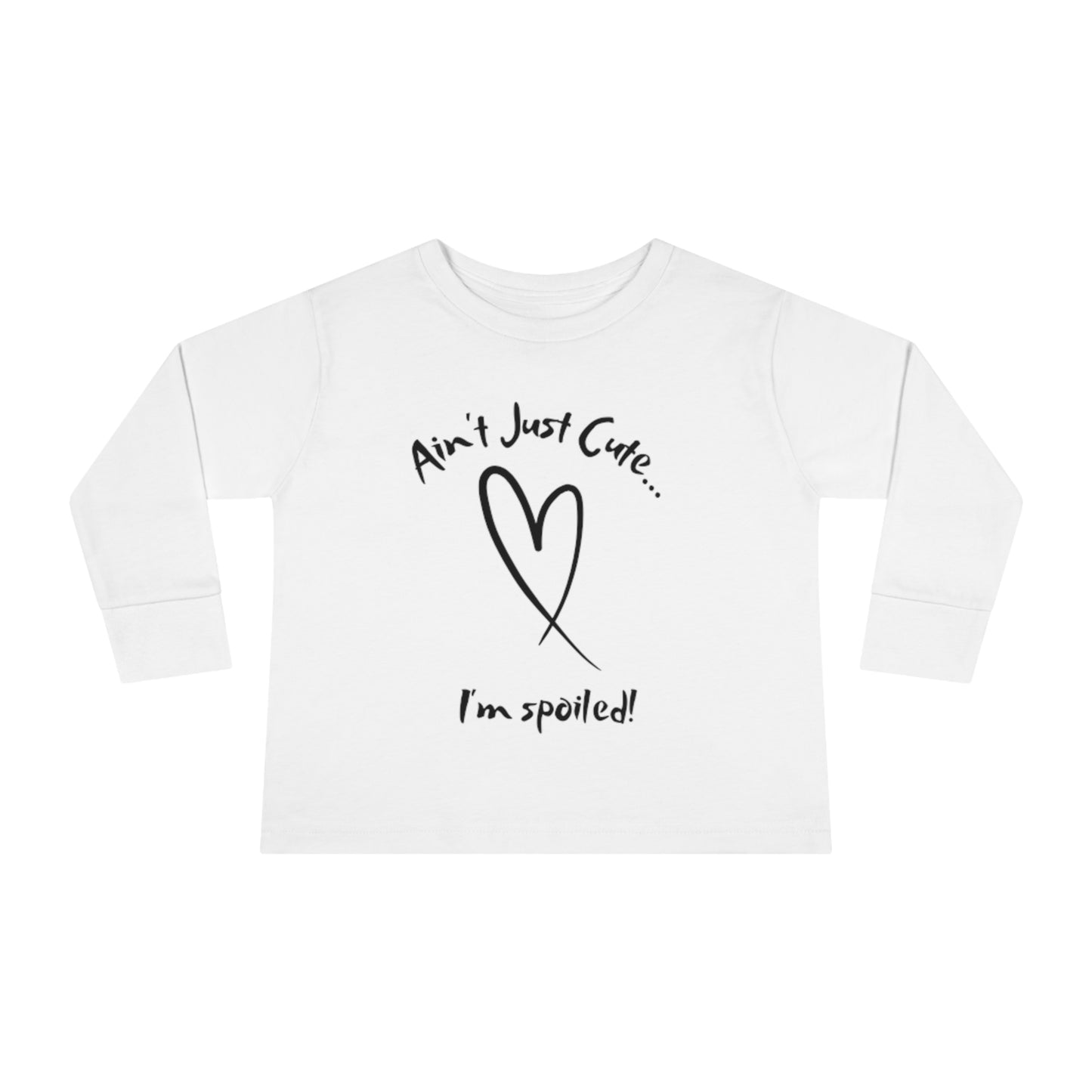 "Spoiled" Toddler Long Sleeve Tee