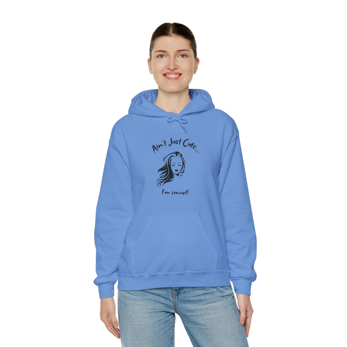 "Smart" Goddess - Heavy Blend™ Hooded Sweatshirt