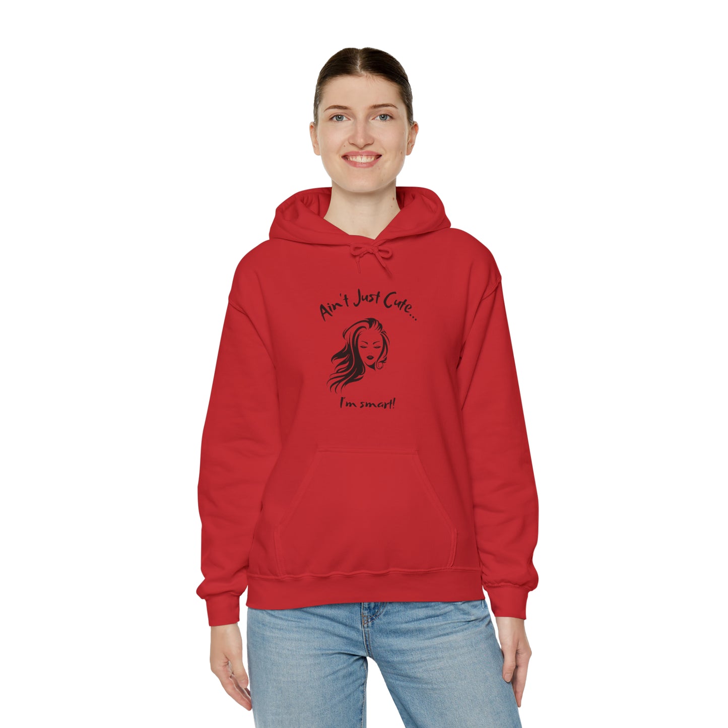 "Smart" Goddess - Heavy Blend™ Hooded Sweatshirt