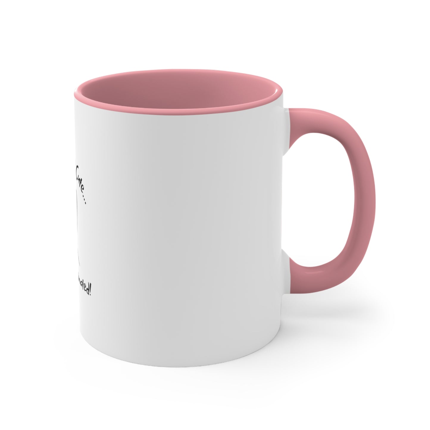 "Caffeinated" 2 tone Coffee Mug, 11oz