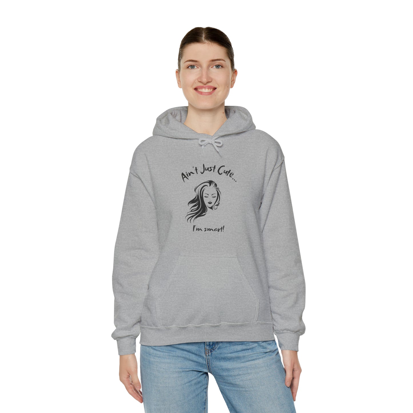 "Smart" Goddess - Heavy Blend™ Hooded Sweatshirt