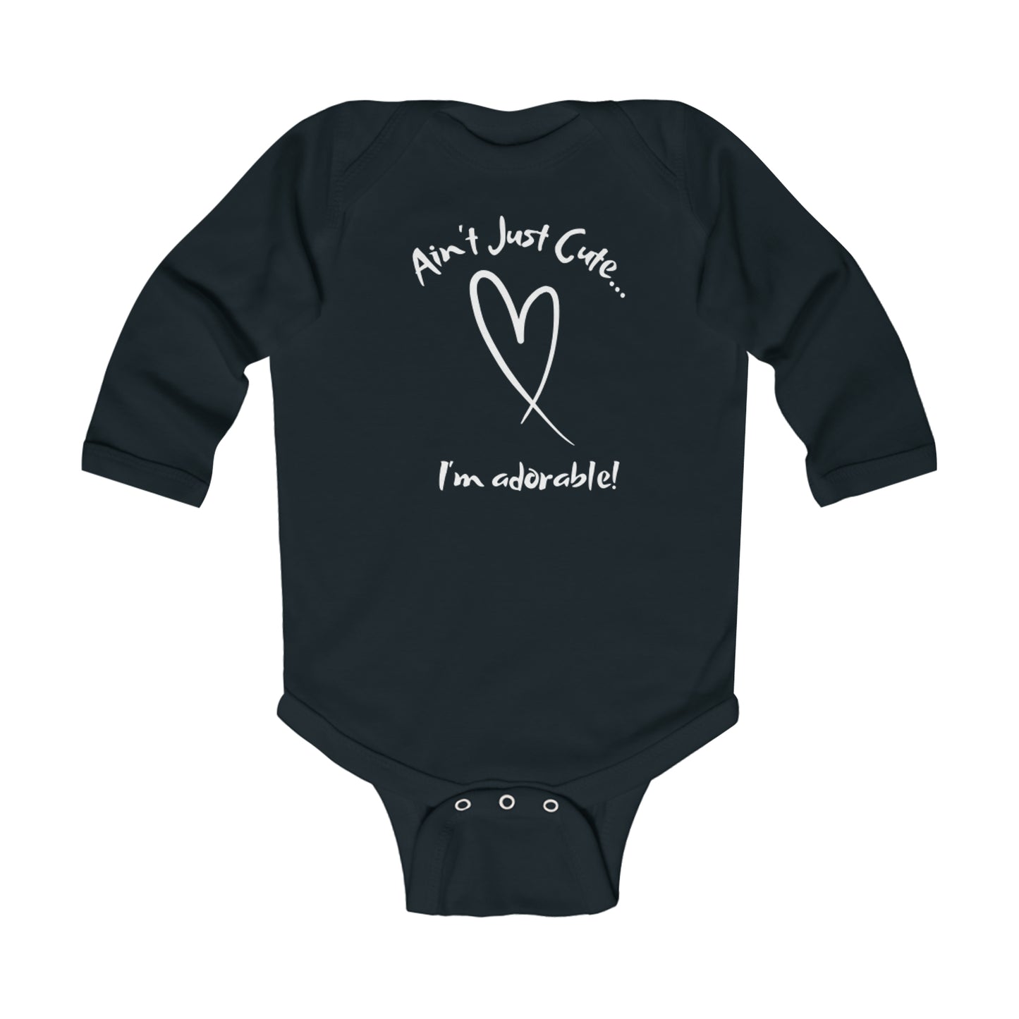 "Adorable" - Infant Long Sleeve Bodysuit