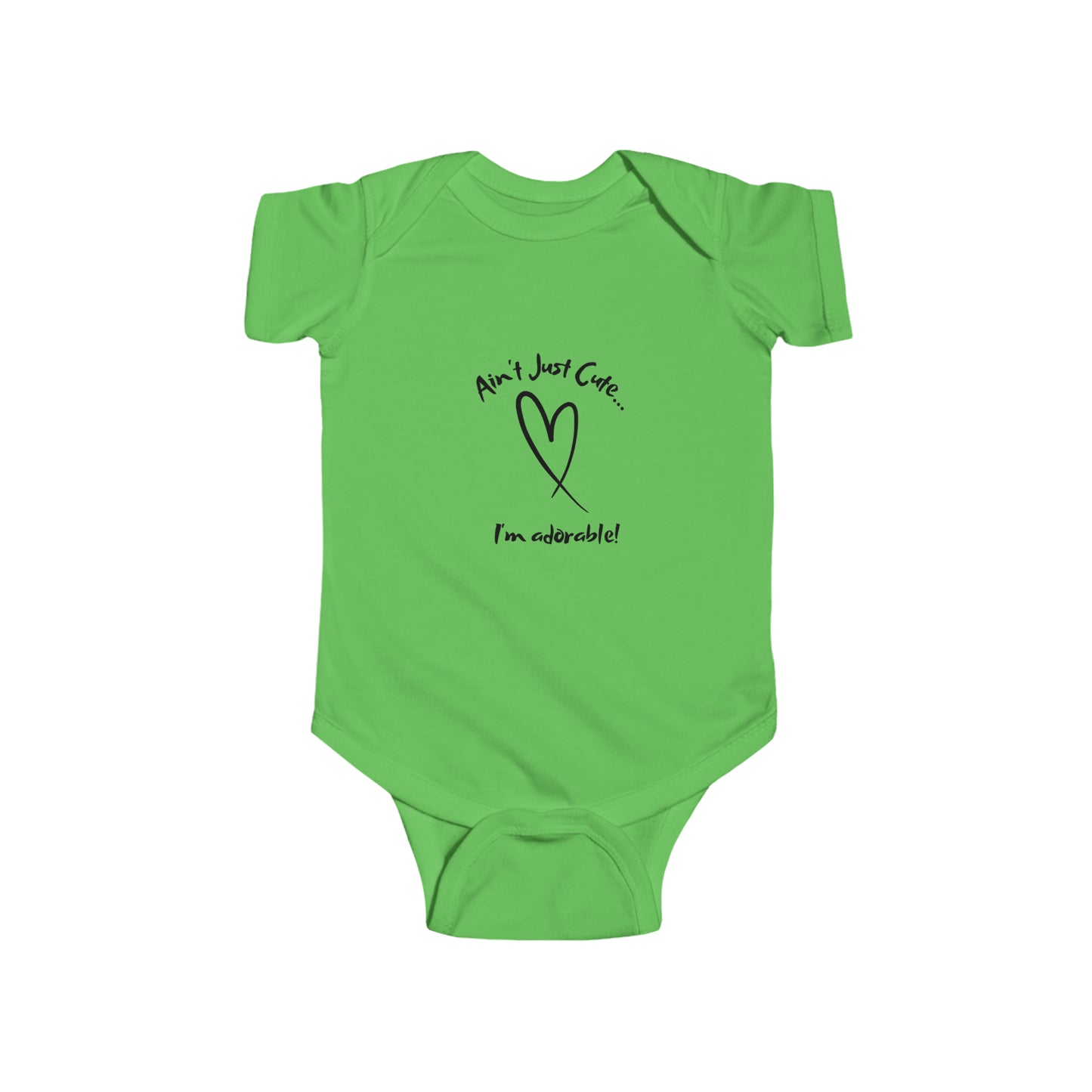 "Adorable" - Infant Fine Jersey Bodysuit