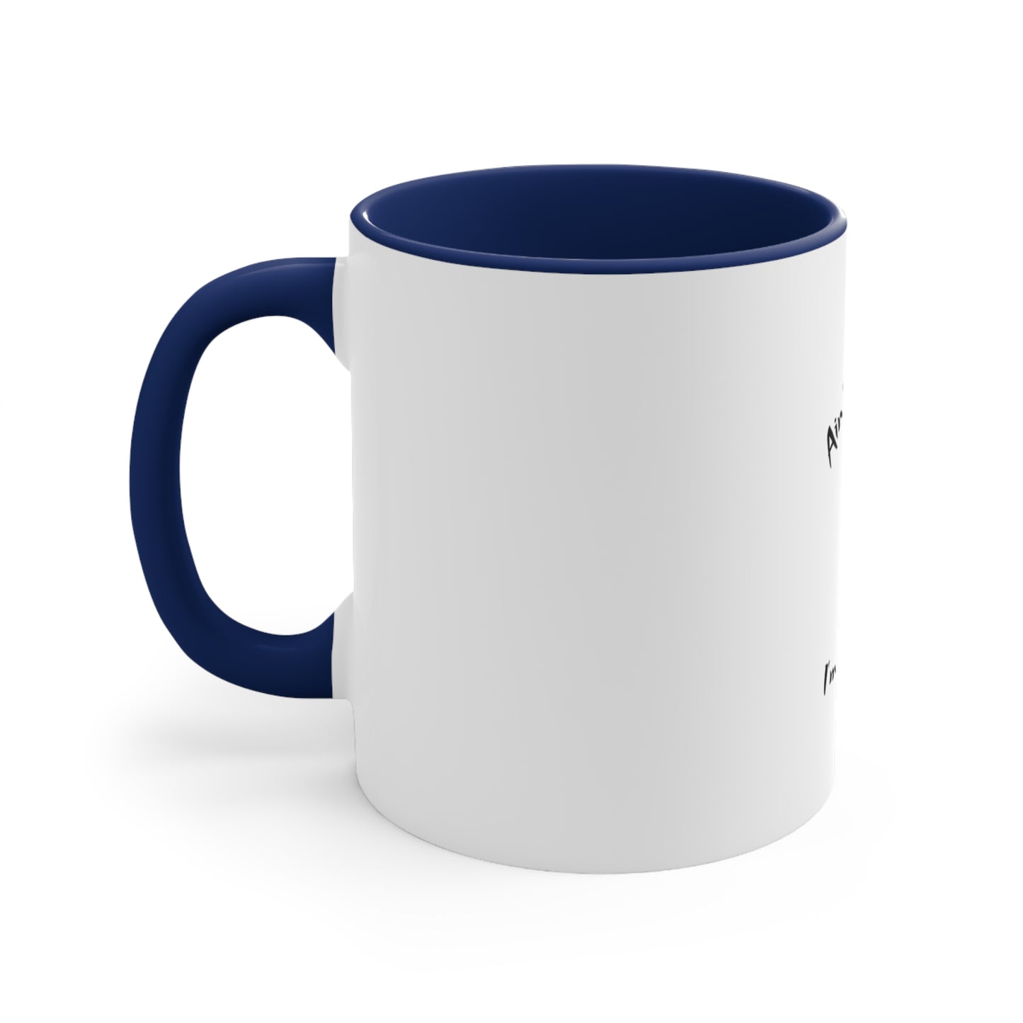 "Caffeinated" 2 tone Coffee Mug, 11oz