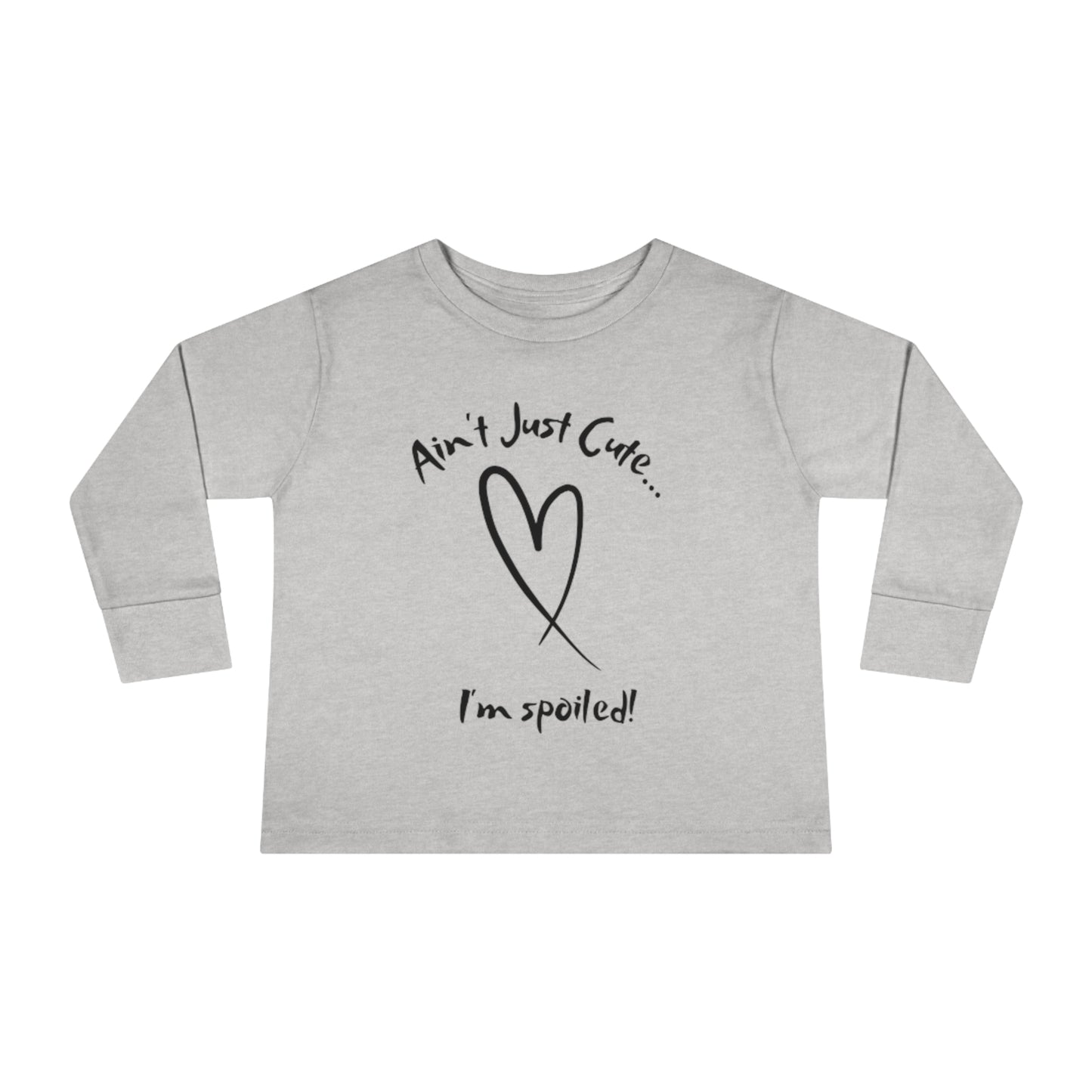 "Spoiled" Toddler Long Sleeve Tee