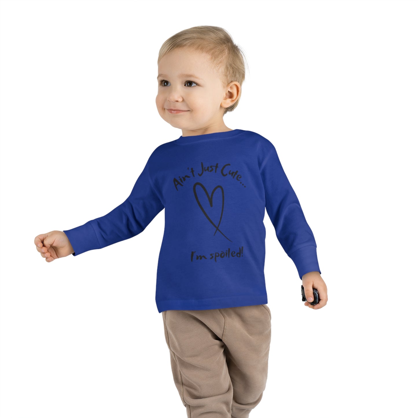 "Spoiled" Toddler Long Sleeve Tee